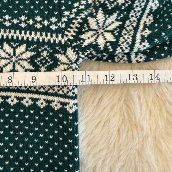 Tahari Shawl Collar Fair Isle Unisex Sweater 2T - Picture 6 of 9